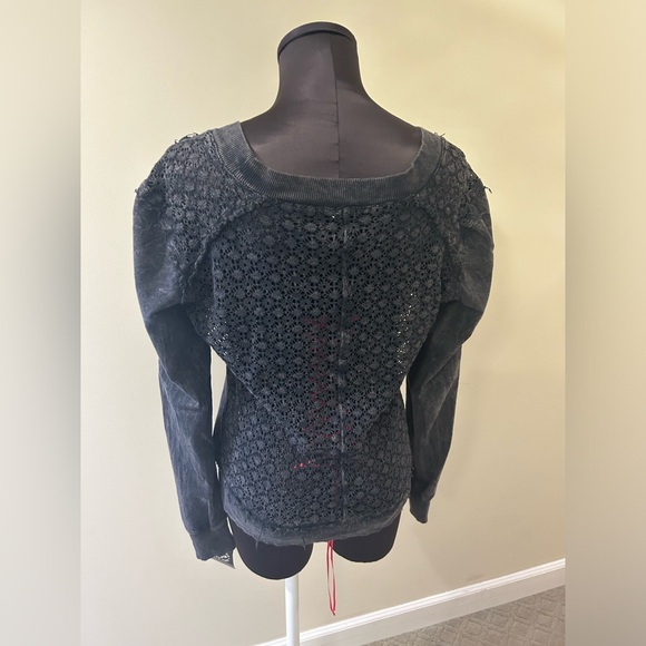 NWT Affliction Leopard Rock long sleeve fleece size M - Picture 10 of 15